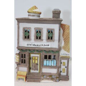 Dept 56 New England Village - Ben's Barbershop
